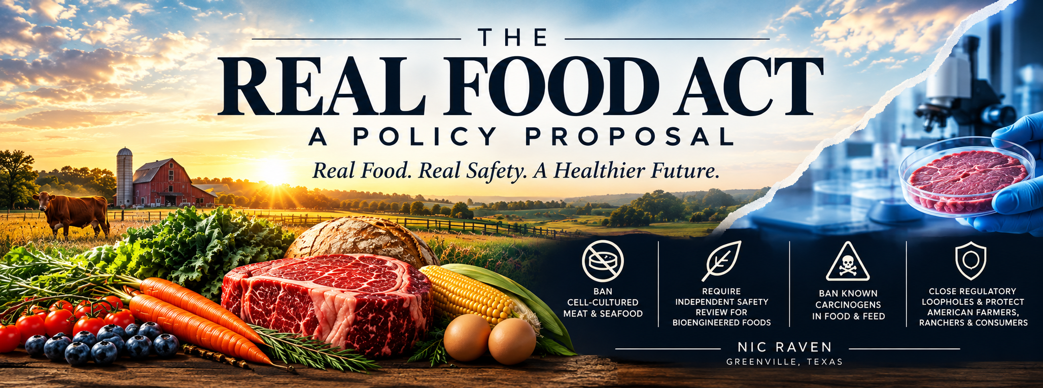 Real Food Act Banner